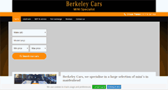 Desktop Screenshot of berkeley-cars.co.uk