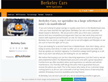 Tablet Screenshot of berkeley-cars.co.uk